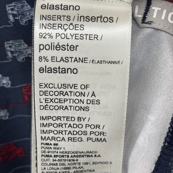 PUMA Shirt Mens XL VOLITION AMERICA 4x4 Drive Golf Polo Stretch Black Navy Blue - Picture 11 of 14